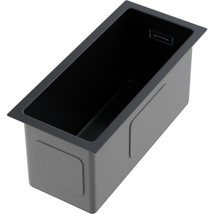 кухонная мойка - Omoikiri Taki 20-U/IF-GB нерж. сталь/графит