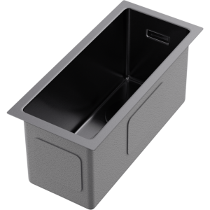 кухонная мойка - Omoikiri Taki 20-U/IF-GM нерж. сталь/вороненая сталь