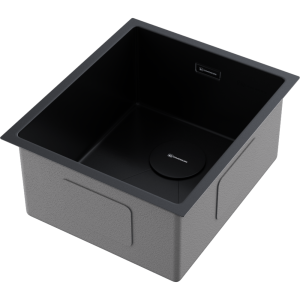 кухонная мойка - Omoikiri Taki 38-U/IF-GB нерж. сталь/графит