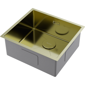 кухонная мойка - Omoikiri Taki 49-U/IF-LG нерж. сталь/светлое золото