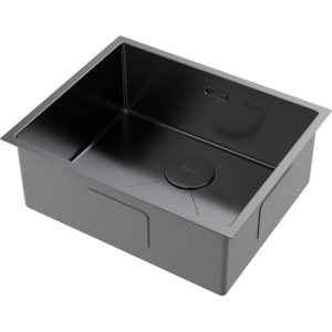 кухонная мойка - Omoikiri Taki 54-U/IF-GM нерж. сталь/вороненая сталь