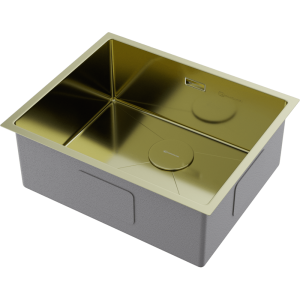 кухонная мойка - Omoikiri Taki 54-U/IF-LG нерж. сталь/светлое золото