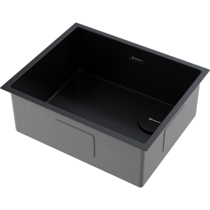 кухонная мойка - Omoikiri Taki 54-U/IF Side SF-GB нерж. сталь/графит