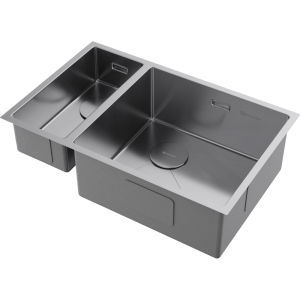 кухонная мойка - Omoikiri Taki 69-2-U/IF-R Side-IN нерж. сталь/нержавеющая сталь