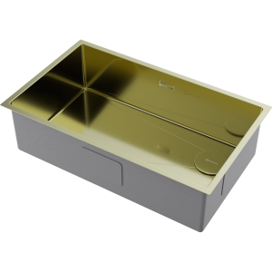 кухонная мойка - Omoikiri Taki 74-U/IF Side-LG нерж. сталь/светлое золото