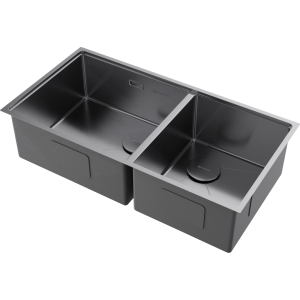 кухонная мойка - Omoikiri Taki 85-2-LB-U/IF Side-IN нерж. сталь/нержавеющая сталь