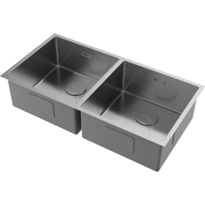 кухонная мойка - Omoikiri Taki 86-2-U/IF-IN нерж. сталь/нержавеющая сталь