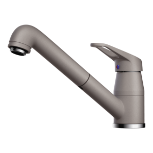 смеситель для кухни - Omoikiri Tateyama-S-GR латунь/leningrad grey