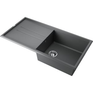 кухонная мойка - Omoikiri Tedori 100-PL Tetogranit/платина