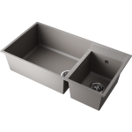 кухонная мойка — Omoikiri Tedori 85-2-U-GR Tetogranit/leningrad grey