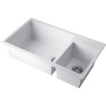 кухонная мойка — Omoikiri Tedori 86-2-LB-WH Tetogranit/белый