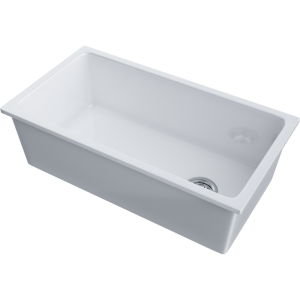 кухонная мойка - Omoikiri Tokara 88-U/I-WH Glossy Natceramic/белый глянцевый