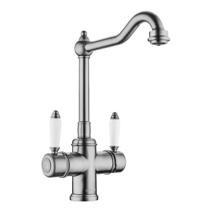 смеситель для кухни - Omoikiri Tottori-SI латунь/античное серебро