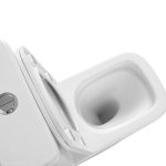 Унитаз ABBER Rechteck AC1210T компакт белый, безободковый, смыв торнадо