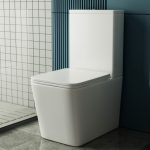 Унитаз ABBER Rechteck AC1210T компакт белый, безободковый, смыв торнадо