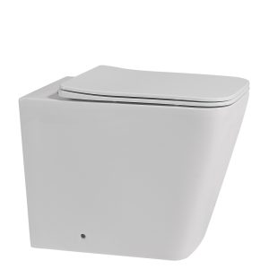 Унитаз ABBER Rechteck AC1211 приставной белый, безободковый