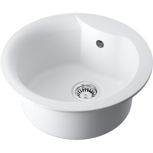 кухонная мойка - Omoikiri Yasugata 48R-WH Tetogranit/белый