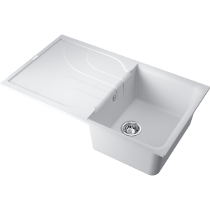 кухонная мойка - Omoikiri Yasugata 86-WH Tetogranit/белый