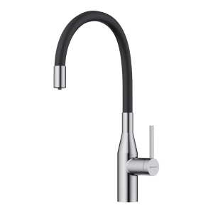 смеситель для кухни - Omoikiri Yatomi 2 Plus BN-BL латунь/нержавеющая сталь/черный