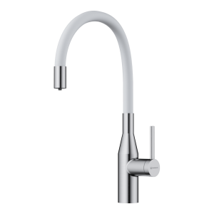 смеситель для кухни - Omoikiri Yatomi 2 Plus BN-WH латунь/нержавеющая сталь/белый