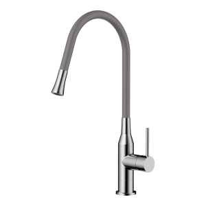 смеситель для кухни - Omoikiri Yatomi-BN-GR латунь/нержавеющая сталь/leningrad grey