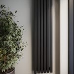 Трубчатый электрический радиатор WarmDesign Vega 40 Eвысотой 1500 мм., шириной 440 мм.  / 9 секц.,  вертикально