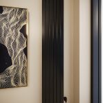 Трубчатый электрический радиатор WarmDesign Sirius 60х30 Е высотой 1500 мм., шириной 588 мм.  / 9 секц.,  вертикально