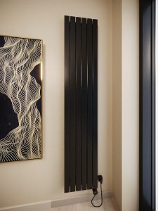 Трубчатый электрический радиатор WarmDesign Sirius 60х30 Е высотой 800 мм., шириной 390 мм.  / 6 секц.,  вертикально