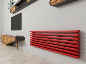 Трубчатый радиатор  Velar P30 1500 H - 2 П50 RAL9016 высотой 80 мм.   / 2 секц.,  шириной 1500 мм., горизонтально, нижнее