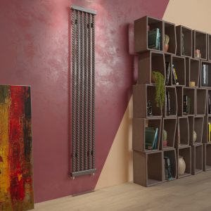 Трубчатый Радиатор VELAR RT2W 2000 V - 6 П50 RAL9016 высотой 2000 мм.   / 6 секц.,  шириной 314 мм., вертикально, нижнее