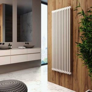 VELAR, Трубчатый радиатор 4075 - 15 секции, 4 - трубный, нижнее подключение 50 мм B50 1/2 без вентиля ВхШхГ: 750х675х140