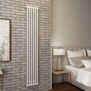 VELAR, Трубчатый радиатор 4180 - 12 секции, 4 - трубный, нижнее подключение 50 мм V50 1/2 с вентилем ВхШхГ: 1800х540х140