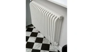 Трубчатый радиатор KZTO РС 4-900-6 / 6 секц.,   4-трубный, высотой 940 мм., шириной 248 мм., боковое подключение, цвет белый