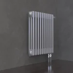 Трубчатый радиатор KZTO Batarìa 2-500-11 / 11 секц.,   2-трубный, высотой 576 мм., шириной 515 мм., нижн. подключение, цвет белый