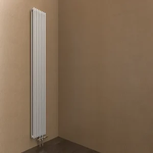 Трубчатый радиатор KZTO Гармония А20 2-2000-19 / 19 секц., 2-трубный, высотой 2034 мм., шириной 571 мм., боковое подключение, цвет белый