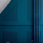 Трубчатый радиатор KZTO Гармония 1-2000-6 / 6 секц.,   1-трубный, высотой 2045 мм., шириной 421 мм., нижнее подключение, цвет белый