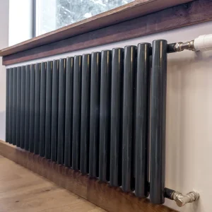 Трубчатый радиатор KZTO Гармония 2-750-5 / 5 секц., 2-трубный, высотой 795 мм., шириной 351 мм., бок.. подключение, цвет белый