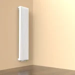 Трубчатый радиатор KZTO QUADRUM 50 V 750-23 / 23 секц., высотой 833 мм., шириной 921 мм., боковое подключение,
