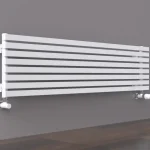 Трубчатый радиатор KZTO QUADRUM 30 H 2 750-5 / 5 секц., 2-трубный, высотой 201 мм., шириной 813 мм., боковое подключение,