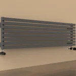 Трубчатый радиатор KZTO QUADRUM 30 H 2 750-5 / 5 секц., 2-трубный, высотой 201 мм., шириной 813 мм., боковое подключение,