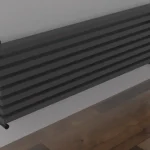 Трубчатый радиатор KZTO QUADRUM 50 H 750-8 / 8 секц., высотой 321 мм., шириной 833 мм., нижнее подключение,