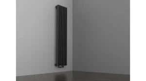 Трубчатый радиатор KZTO QUADRUM 60 V 300-3 / 3 секц., высотой 380 мм., шириной 151 мм., нижнее подключение,