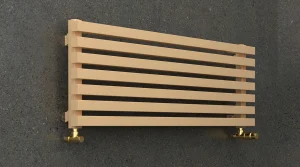 Трубчатый радиатор KZTO QUADRUM 40 H 300-4 / 4 секц., высотой 241 мм., шириной 380 мм., боковое подключение,