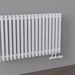 Трубчатый радиатор KZTO QUADRUM NEO 50 V 500-10 / 10 секц., высотой 583 мм., шириной 448 мм., боковое подключение,