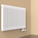 Трубчатый радиатор KZTO QUADRUM NEO 50 V 500-10 / 10 секц., высотой 583 мм., шириной 448 мм., боковое подключение,