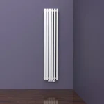Трубчатый радиатор KZTO QUADRUM 40 V 2000-6 / 6 секц., высотой 2080 мм., шириной 361 мм., нижнее подключение,