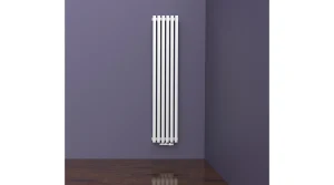 Трубчатый радиатор KZTO QUADRUM 40 V 1000-12 / 12 секц., высотой 1080 мм., шириной 721 мм., боковое подключение,