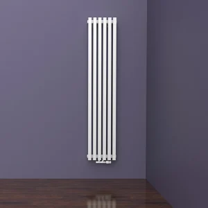 Трубчатый радиатор KZTO QUADRUM 40 V 1000-10 / 10 секц., высотой 1080 мм., шириной 601 мм., боковое подключение,