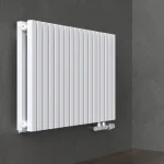 Трубчатый радиатор KZTO QUADRUM 30 V 2 750-19 / 19 секц., 2-трубный, высотой 813 мм., шириной 761 мм., нижнее подключение,