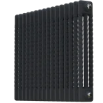 Трубчатый радиатор KZTO Batarìa 2 Retro-500-14 / 14 секц.,   2-трубный, высотой 576 мм., шириной 650 мм., бок.. подключение, цвет белый